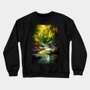 Magical Forest Camping - Enchanting Art Prints, Apparel, and Gear Crewneck Sweatshirt